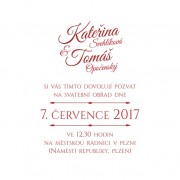 Svatební oznámení CT - 60
