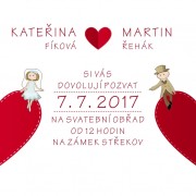 Svatební oznámení CT - S5